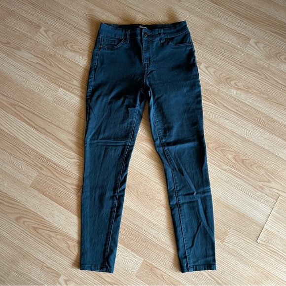 d. jeans Blue Green Skinny Leg Pants Women’s 6 - Picture 1 of 7